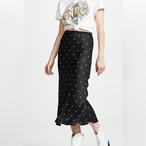 Anine Bing Silk Slip Skirt - Picture 3 of 4